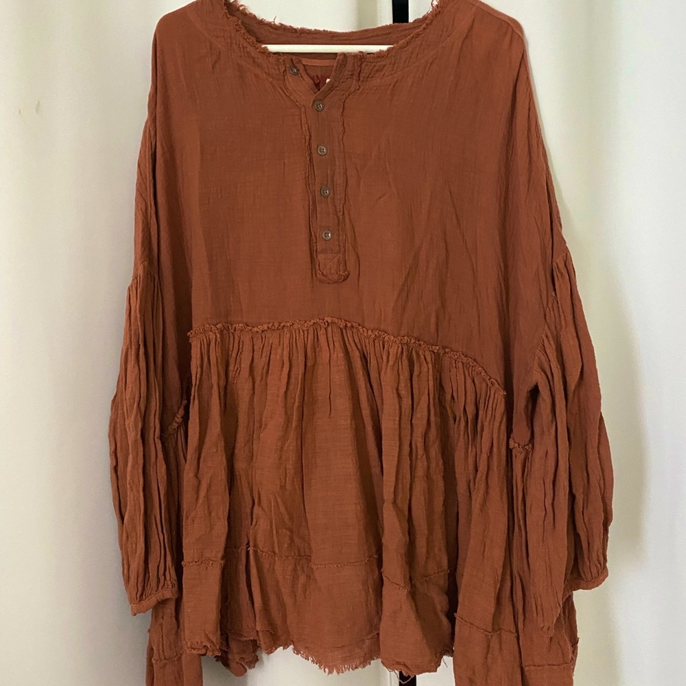 Free People Oversized Blouse